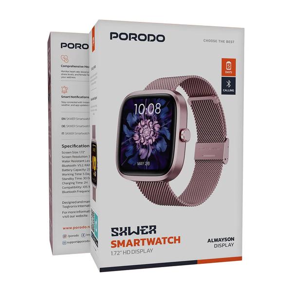 Porodo Skwer Smart Watch, PD-SWT71