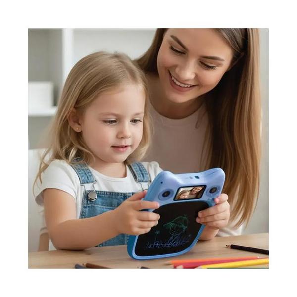 Porodo Kids Drawing & Writing Board with 95 Guided Drawings & 3.0″ IPS Display, Voice-synced Drawing Function, 1080P Video Recording