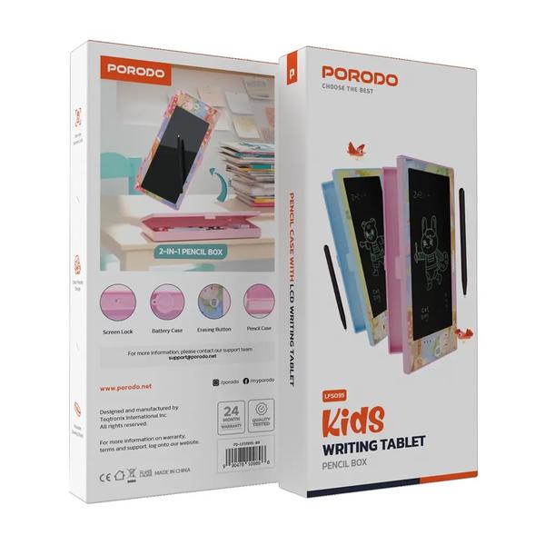 Porodo Kids Writing Tablet Pencil Box, LFS095