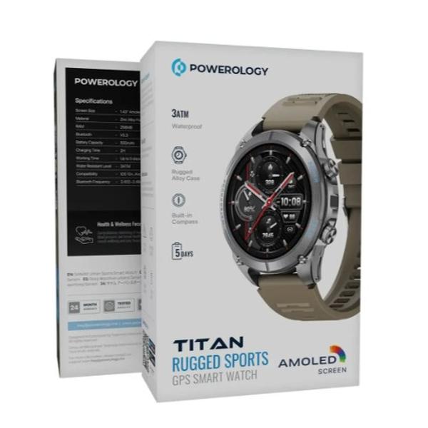 Powerology Titan Rugged Sports GPS Smart Watch
