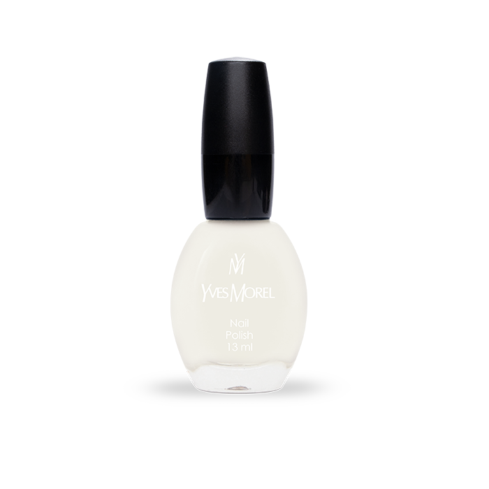 Yves Morel Nail Polish 200 - Clear White: Long-Lasting Gloss For Glowing Nails