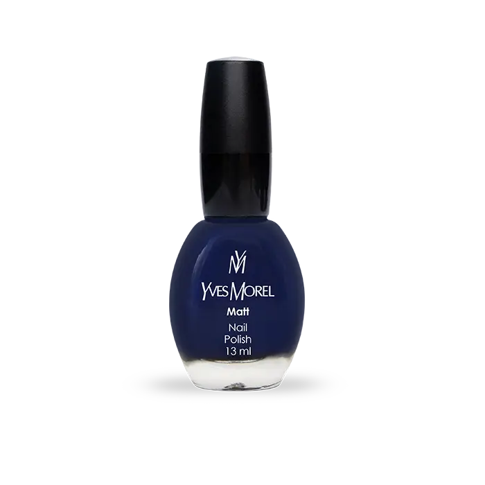 Yves Morel Nail Polish 401 – Dark Navy Matte