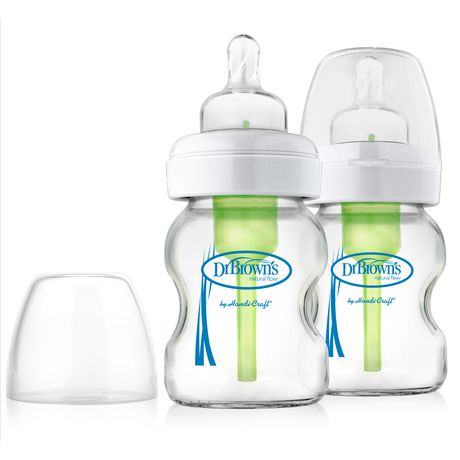 Dr. Brown's 2 Glass Bottle Pack 150 Ml Anti-Colic Feeding Bottles