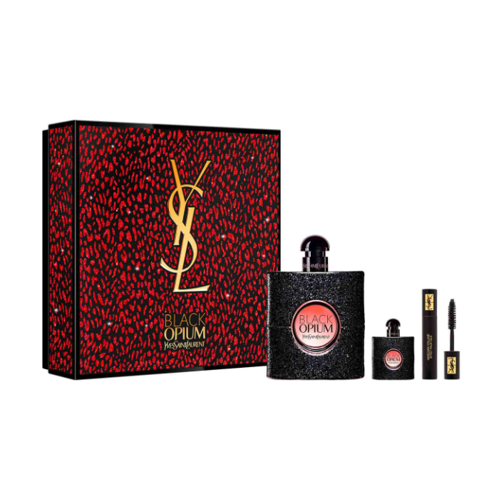 Yves Saint Laurent Black Opium Set Eau De Parfum 90ml + 7.5ml + Mascara - Medaid International