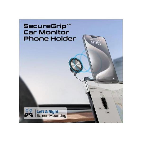 Promate MagHold-90 SecureGrip Cradleless Magnetic Smartphone Holder for Car Monitor