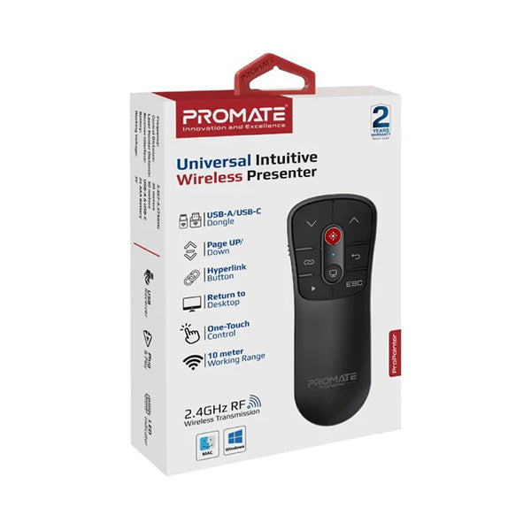 Promate, PROPOINTER, Universal Intuitive Wireless Presenter