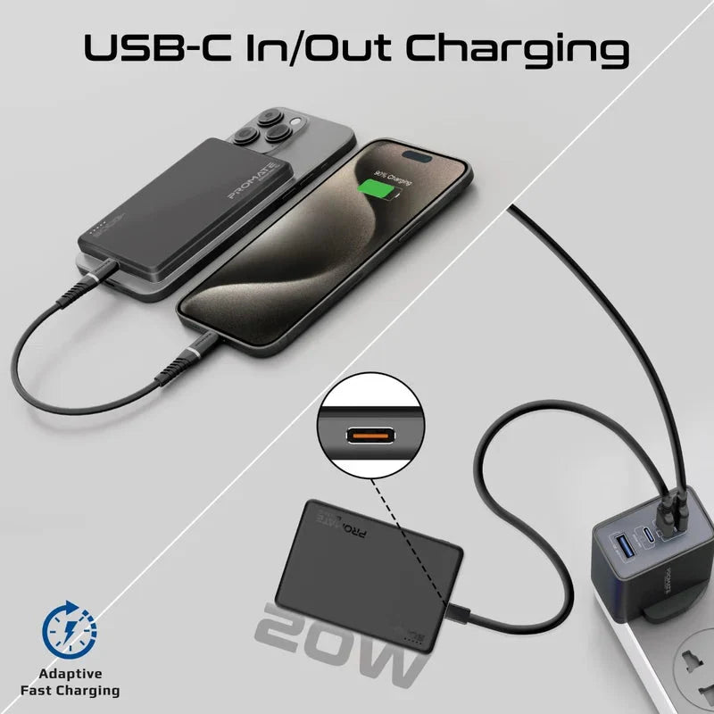 Promate Ultra-Slim Wireless MagSafe PowerBank