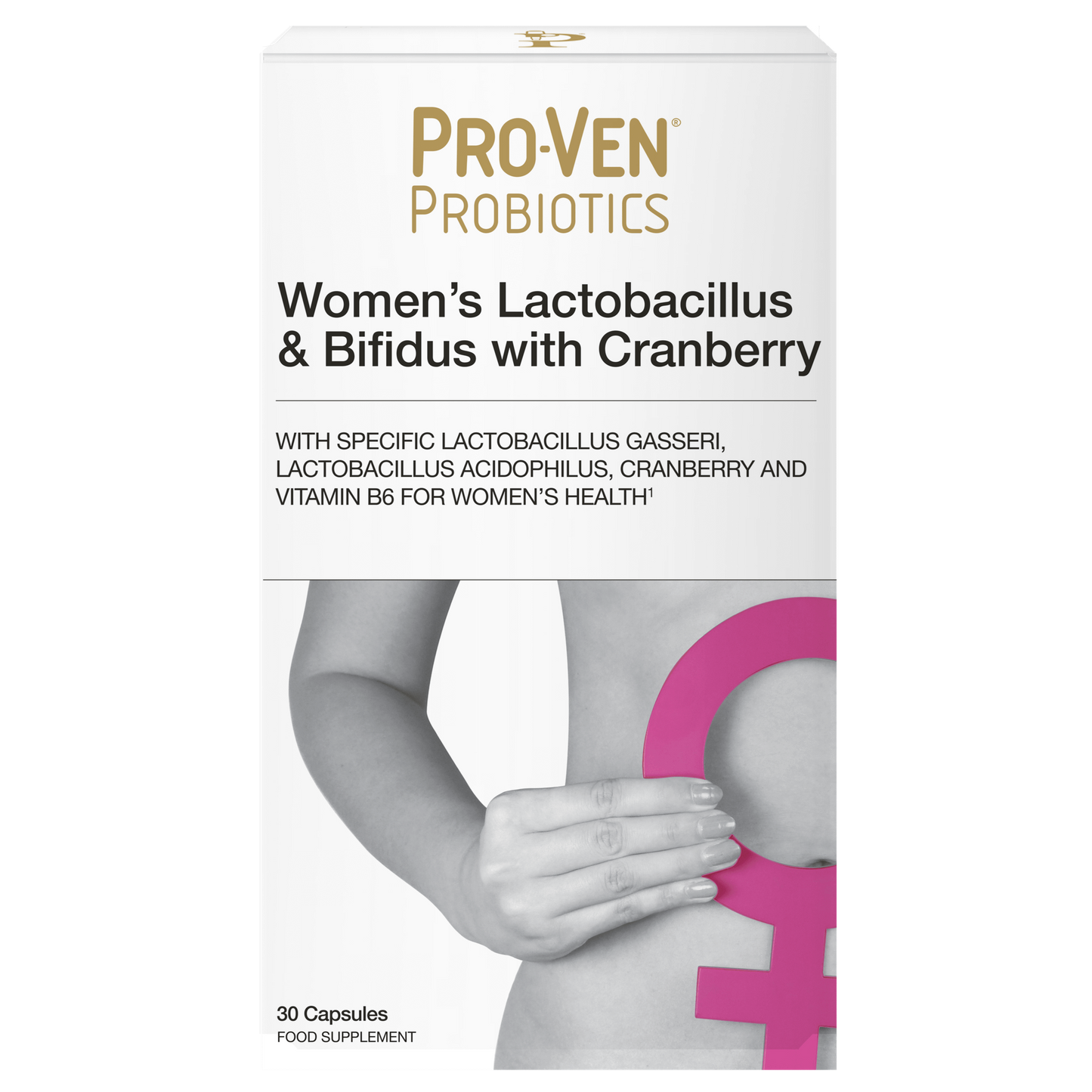 Proven Probiotics Woman'S Lactobacillus & Bifidus With Cranberry - Medaid International
