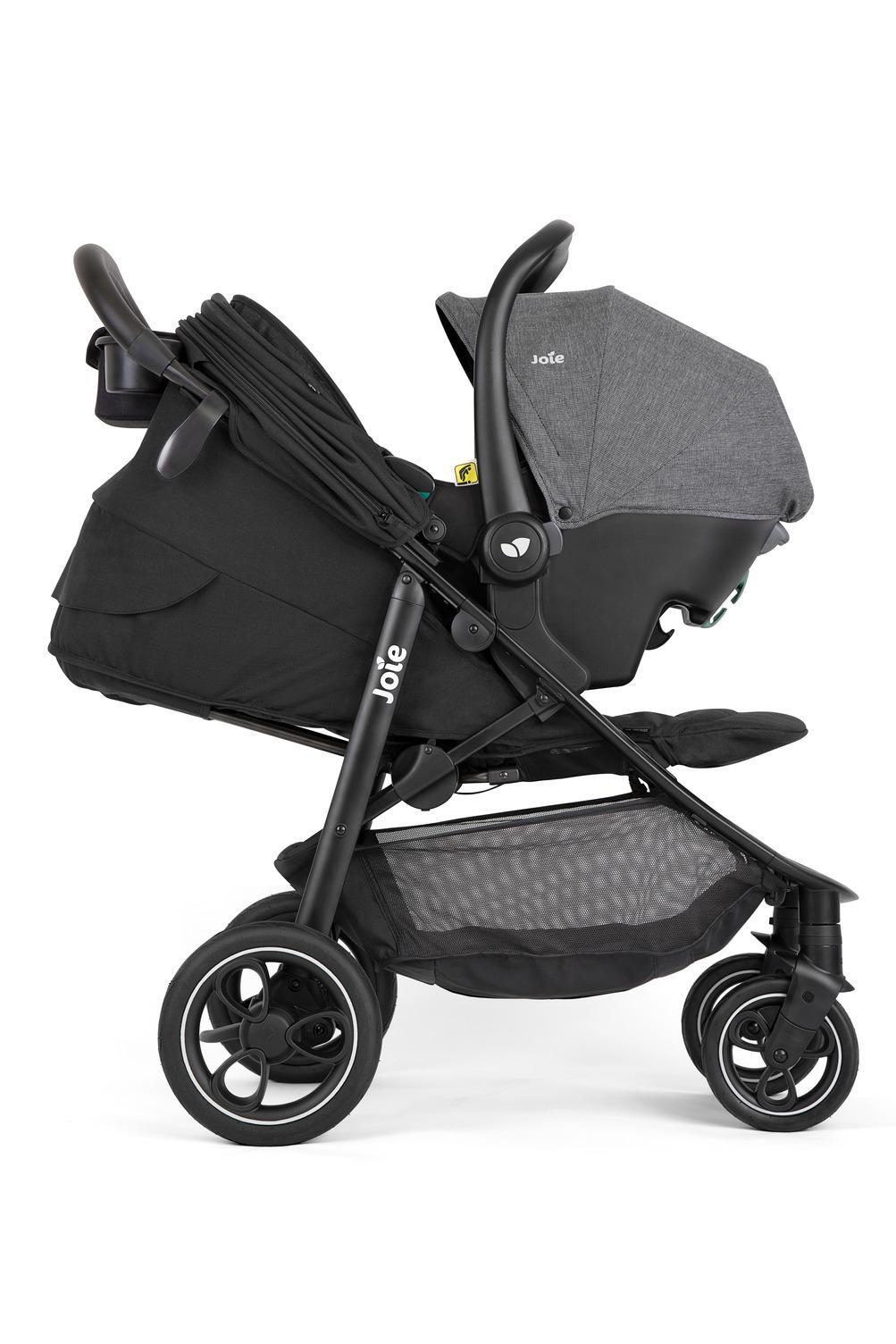 Joie - Litetrax Stroller Travel System - i-snug 2 Car Seat - Shale