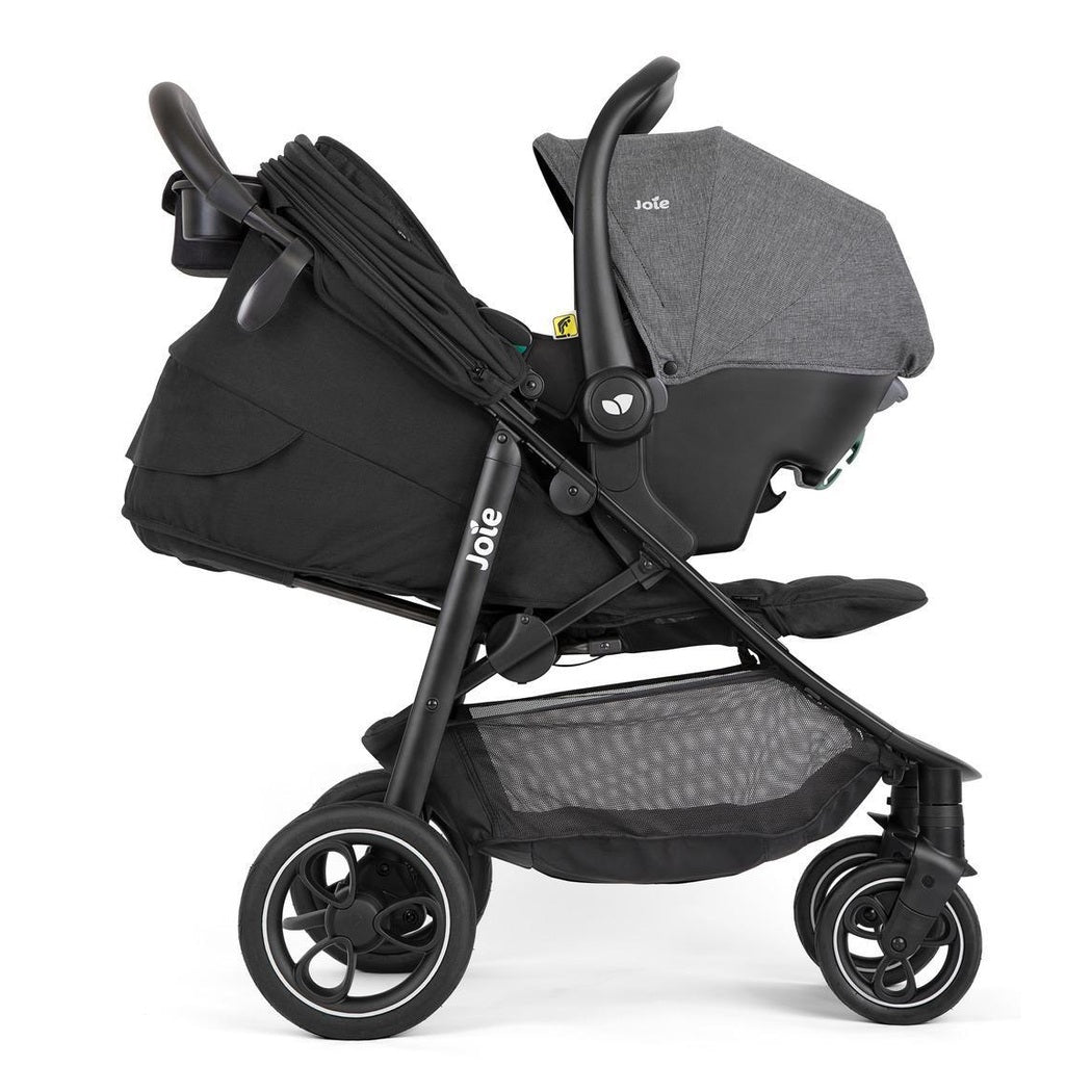 Joie - Litetrax Stroller Travel System - i-snug 2 Car Seat - Shale