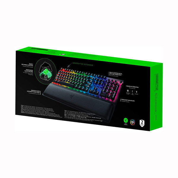 Razer BlackWidow V3 Pro Wireless Mechanical Gaming Keyboard Green Switch US - RZ03-03530100-R3M1