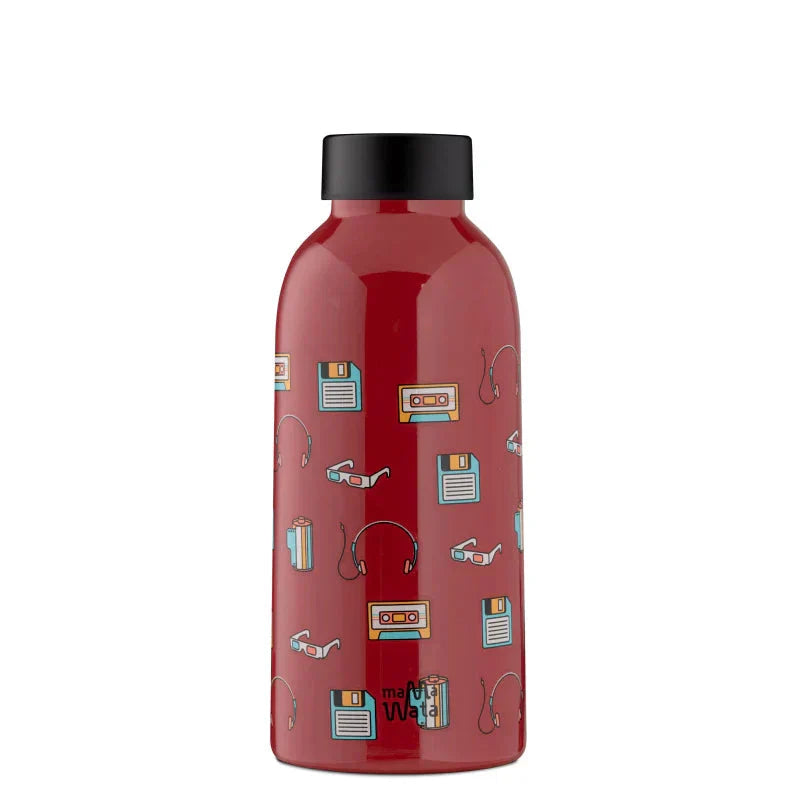 Insulated Stainless Steel Bottle, Retro Hit 470ml - Medaid International