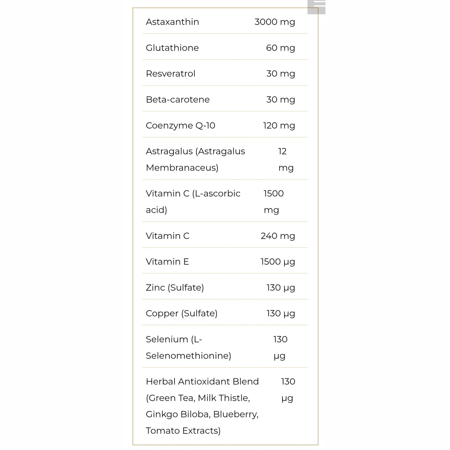 Glutathione + Resveratrol Nutraxin