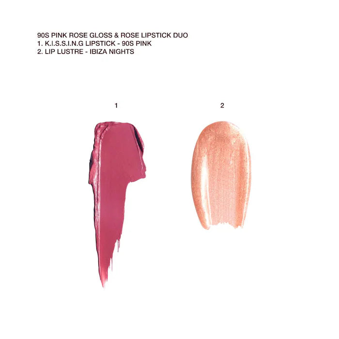 Charlotte Tilbury SET
K.I.S.S.I.N.G Lipstick and Lip Gloss Duos 90S pink