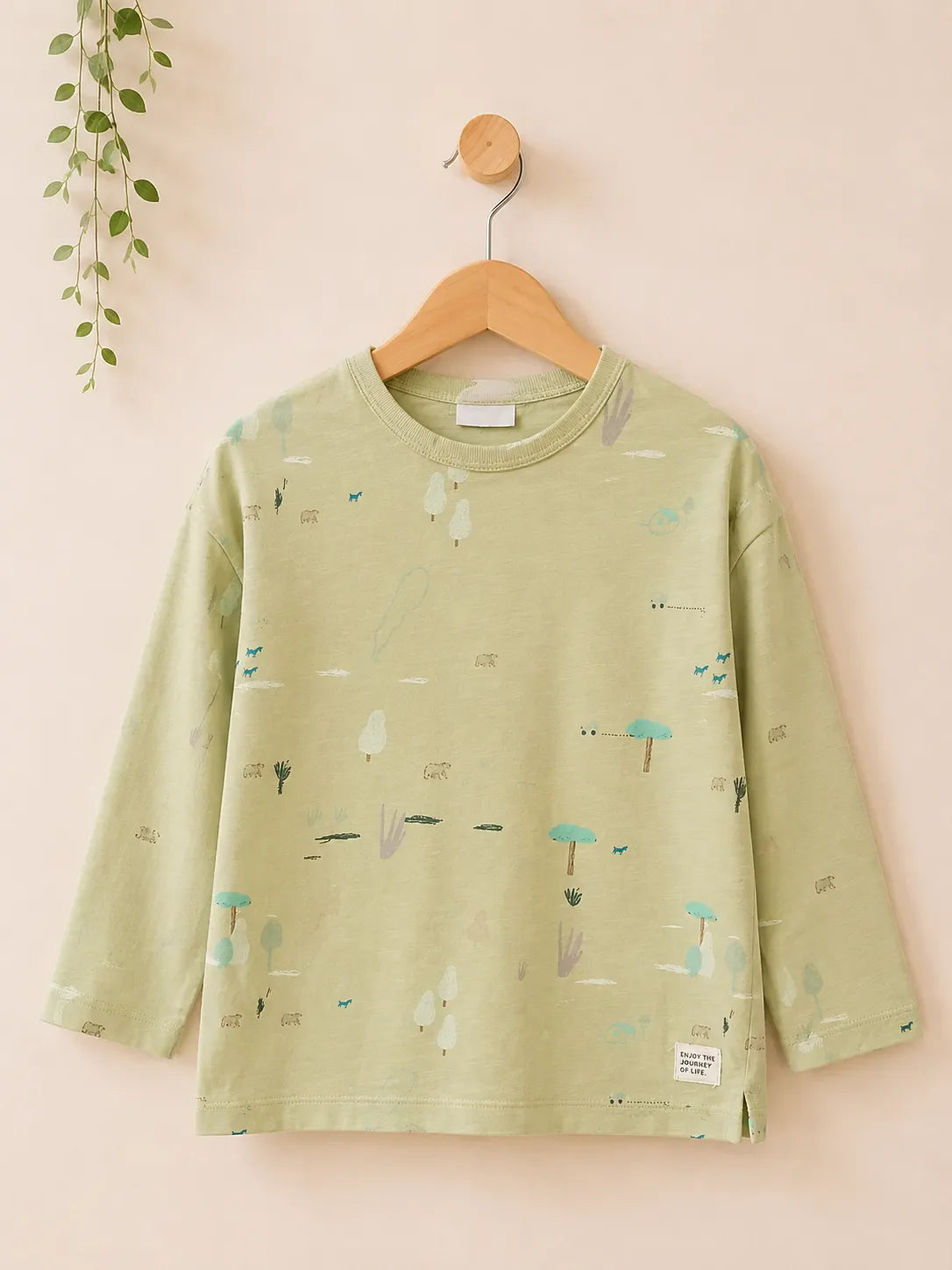 Zara Boy's Light Green Long Sleeve Blouse | Zara In Lebanon