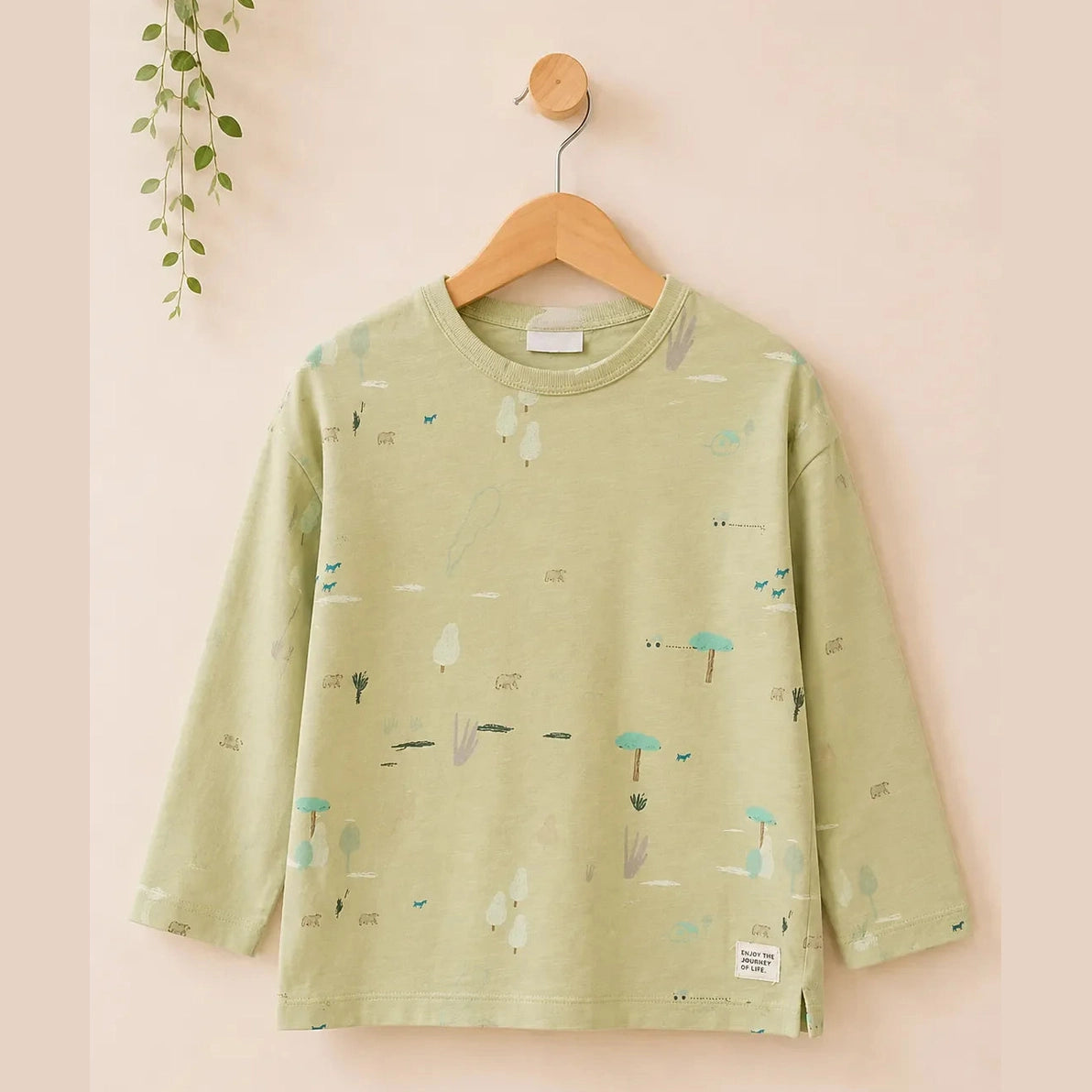 Zara Boy's Light Green Long Sleeve Blouse | Zara In Lebanon