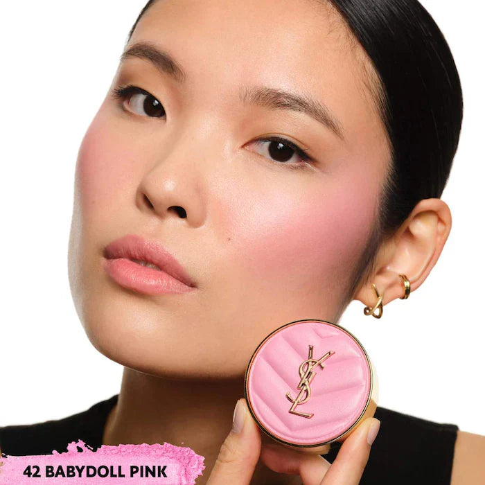 Yves Saint Laurent
Make Me Blush 24H Buildable Powder Blush. Color: 42 Babydoll Pink - cool baby pink satin