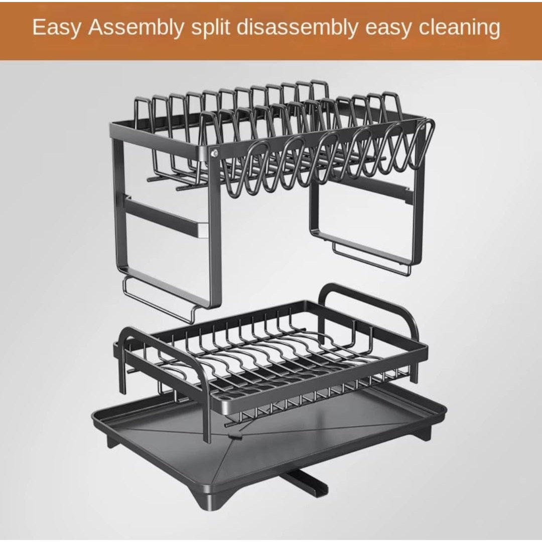 Drainable kitchen rack 2 tier - Medaid International