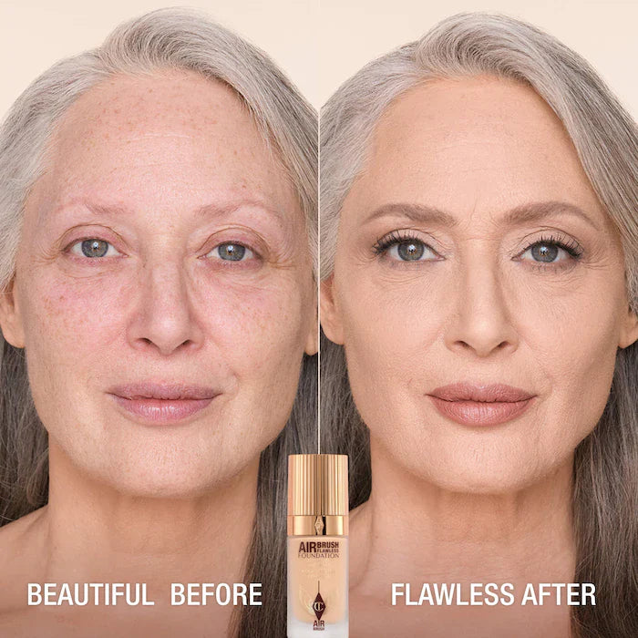 Charlotte Tilbury
Airbrush Flawless Blurring & Matte Full Coverage Foundation-Color: 4 Cool - fair with cool undertones