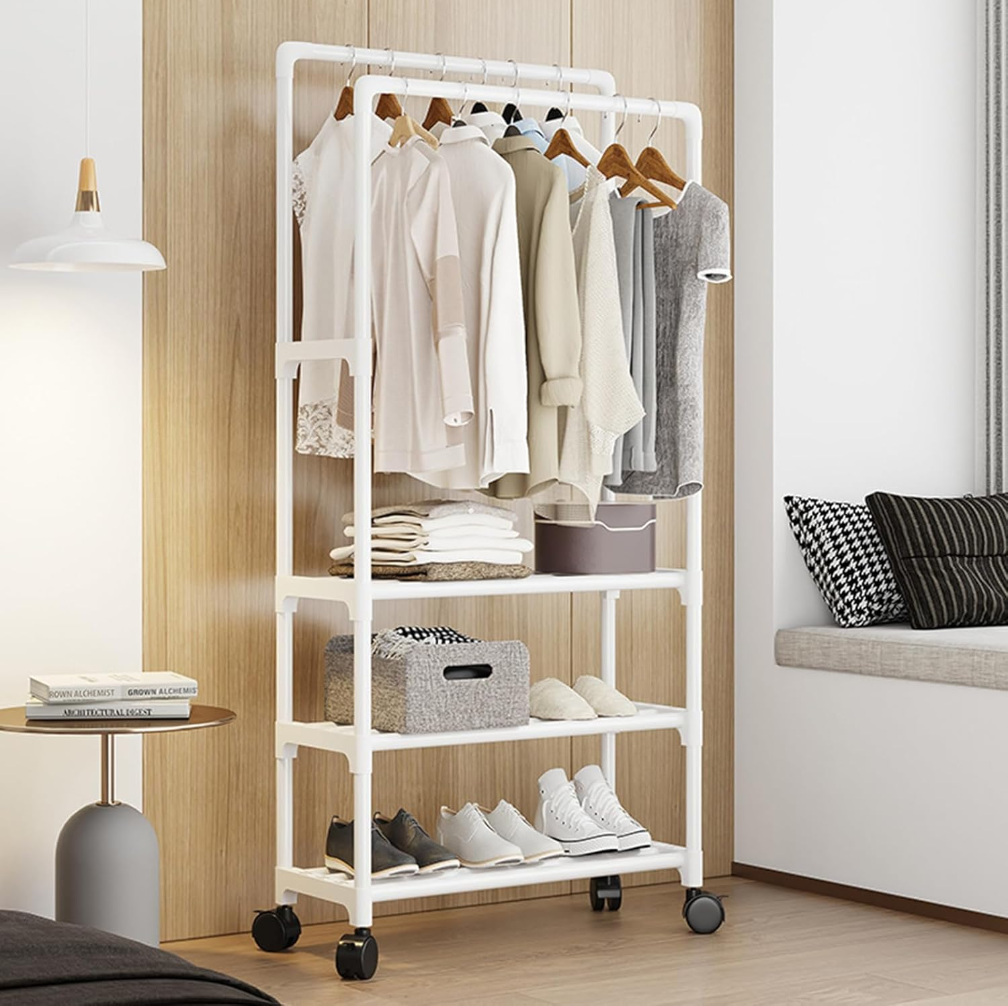 Shoes and Clothes Black Rack X972