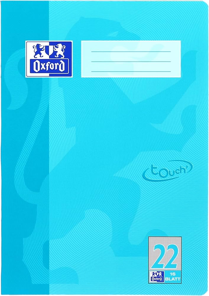Oxford Touch' Blue 16 Pages Squared A4 Copybook | Oxford In Lebanon