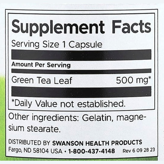 Green Tea Swanson