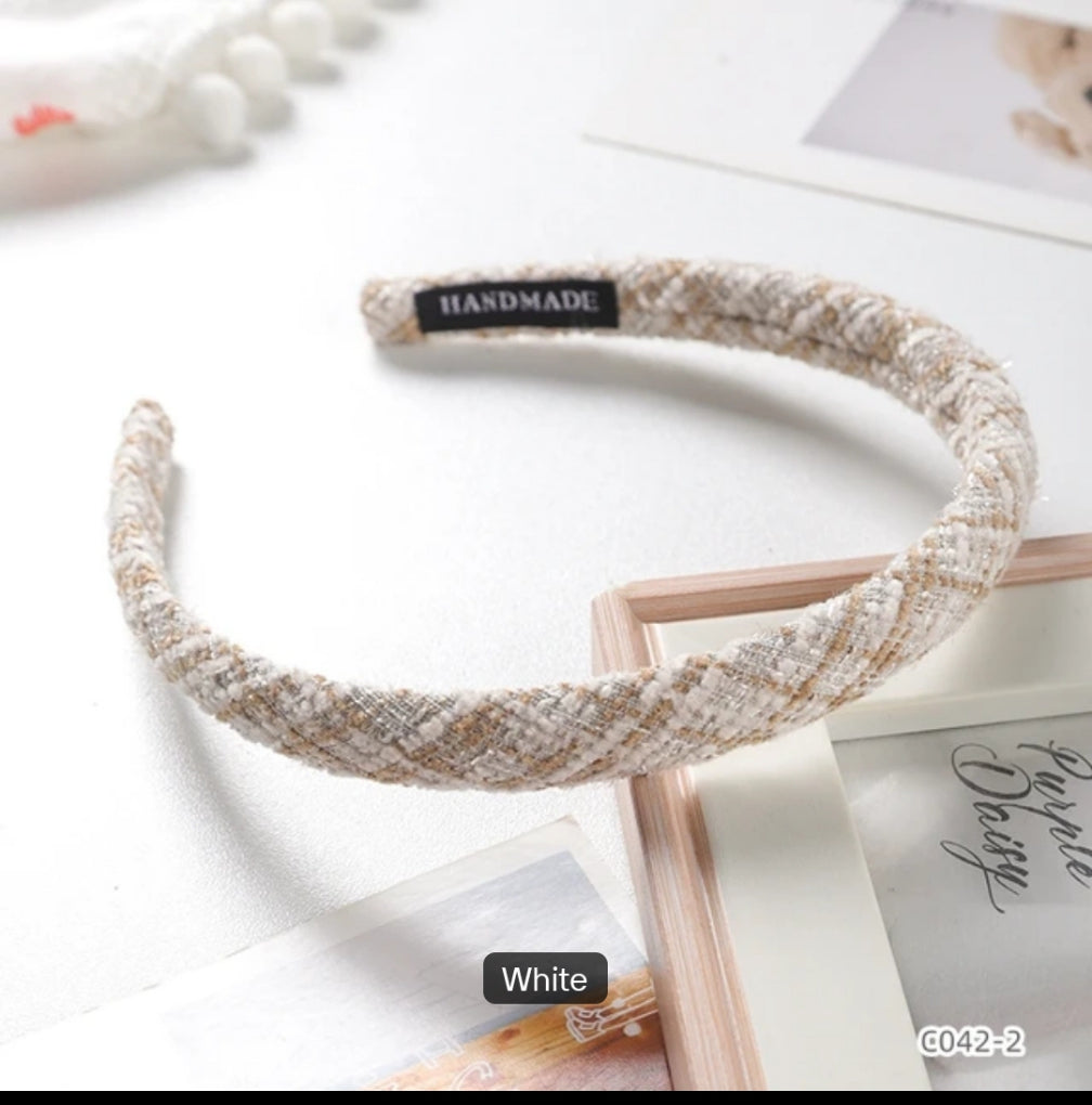 Female Top Band Hair Accessories Small Fragrance Fashion Hairclip for Sweet Girls High Face Pressure Hairband