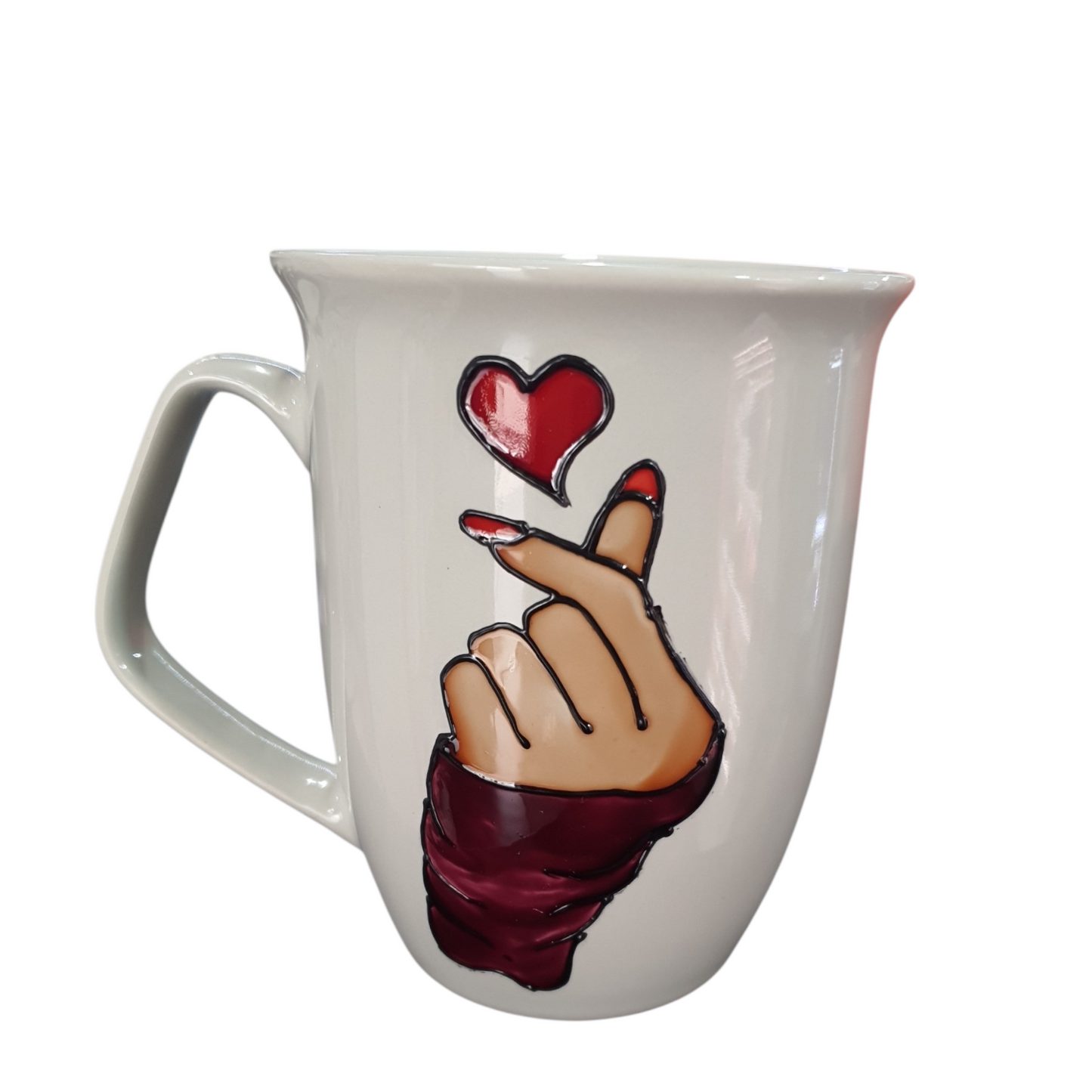 Mug Heart Gesture