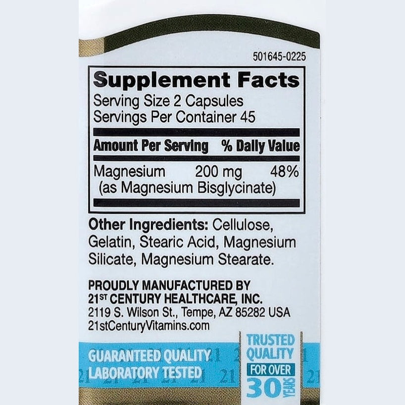 Magnesium Glycinate 21 century