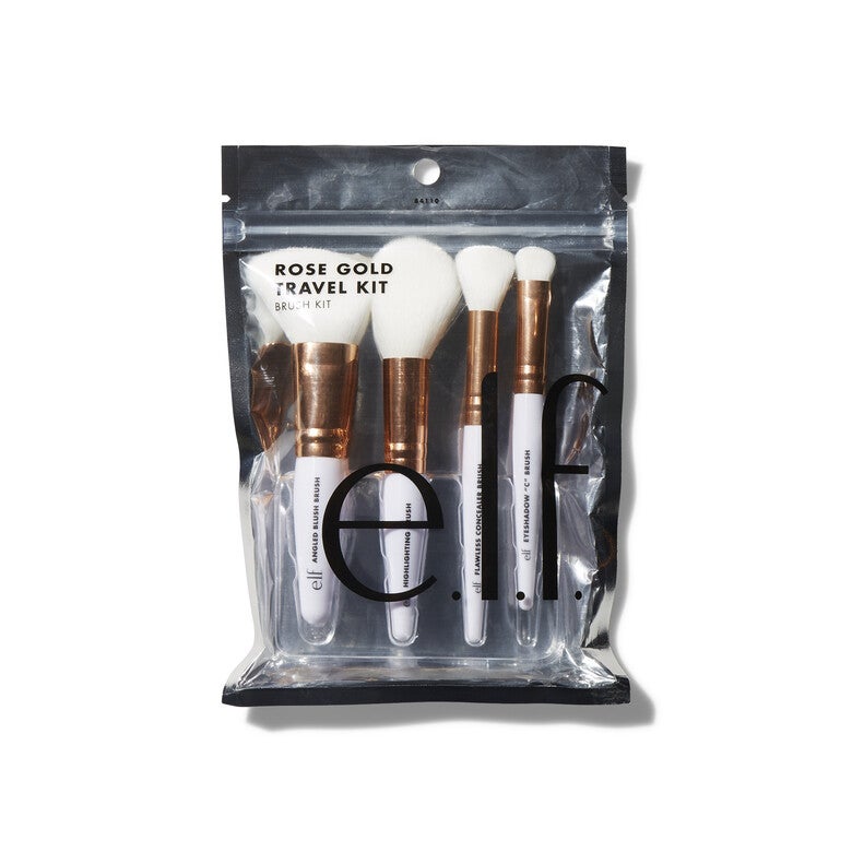 Elf Rose Gold Travel Brush Kit