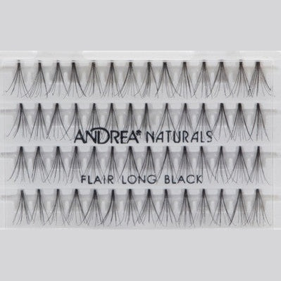 Andrea Permalash Individual Knot-Free Naturals Long - Black