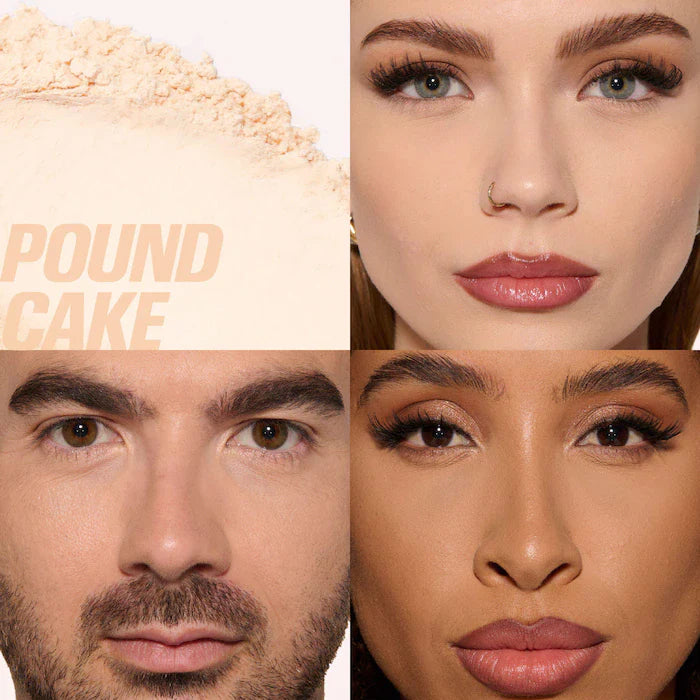 HUDA BEAUTY Easy Bake Blurring Loose Baking & Setting Powder-Color: Pound Cake