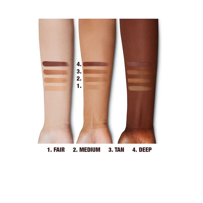 Charlotte Tilbury
Refillable Airbrush Matte Bronzer Color: Tan - medium deep bronze