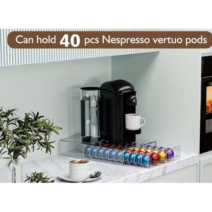 ACRYLIC NESPRESSO VERTUO CAPSULES ORGANIZER