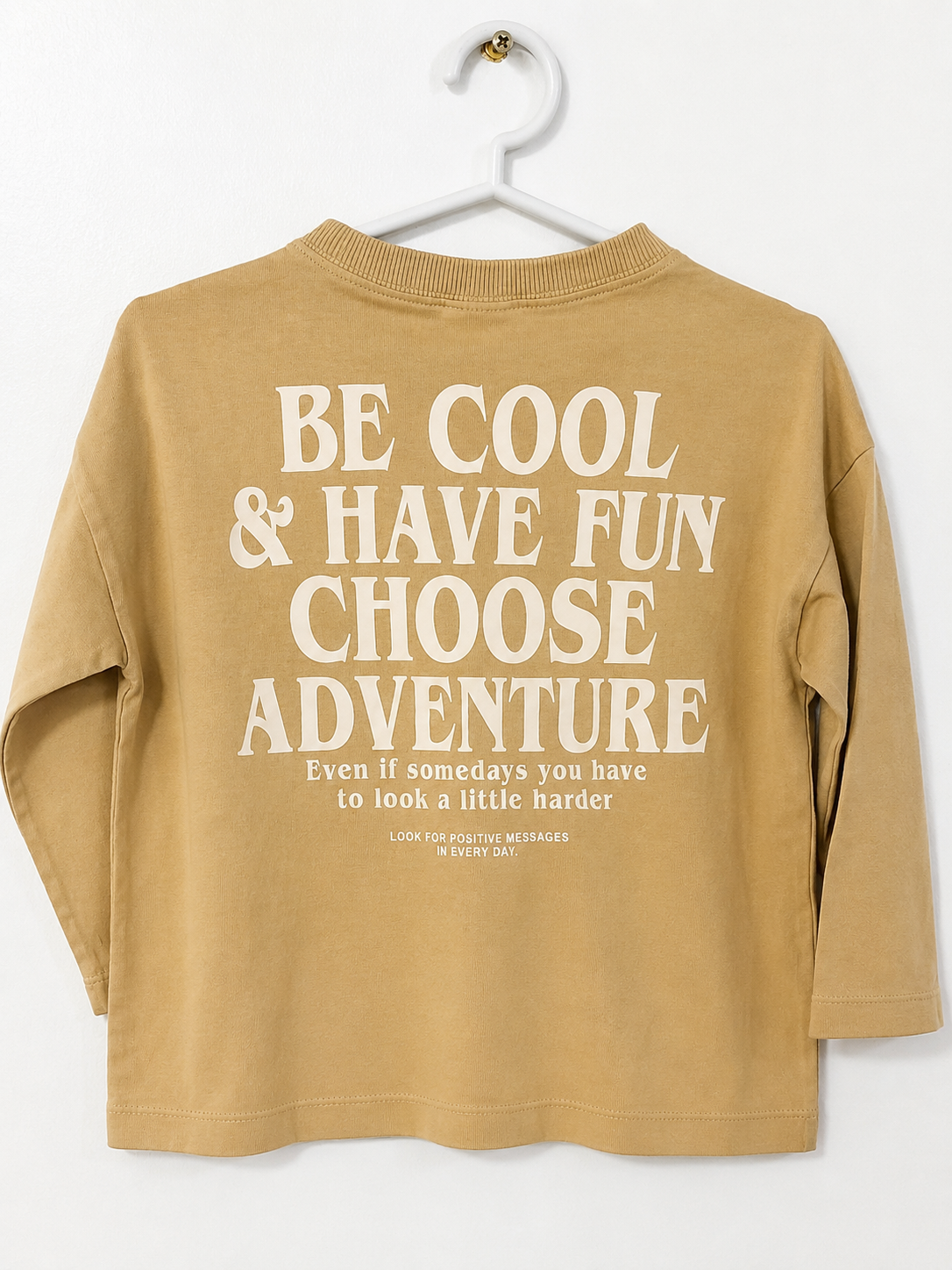 Zara Boy's Tan Back Printed Long Sleeve Blouse | Zara In Lebanon