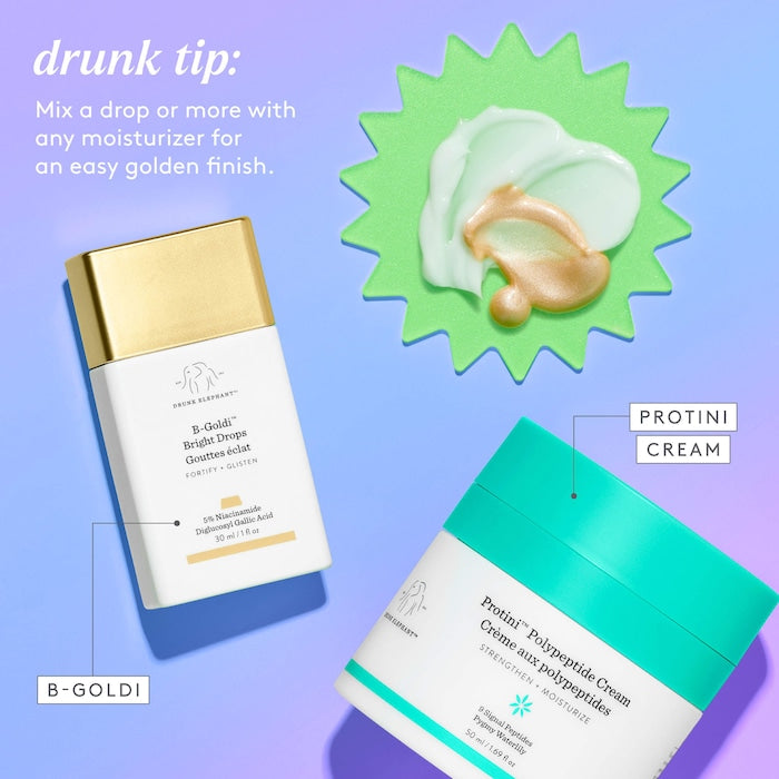 Drunk Elephant
B-Goldi™ Bright Illuminating Drops with 5% Niacinamide- 30ml