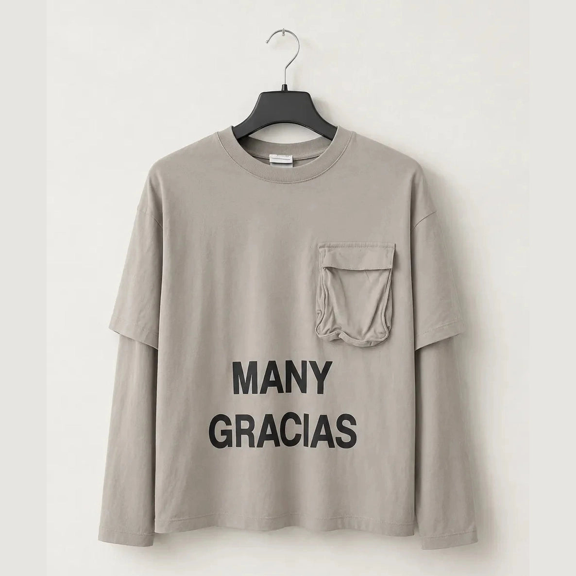 Zara Boy's Greige Front Print With Chest Pocket Long Sleeve Blouse | Zara In Lebanon