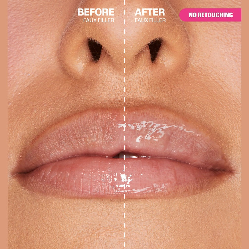 HUDA BEAUTY FAUX FILLER EXTRA SHINE LIP GLOSS-COLOR UUU-BABY