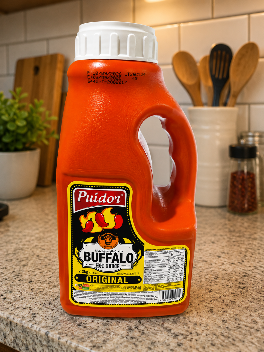 Puidor Buffalo Hot Sauce Original 2.2kg | Puidor In Lebanon