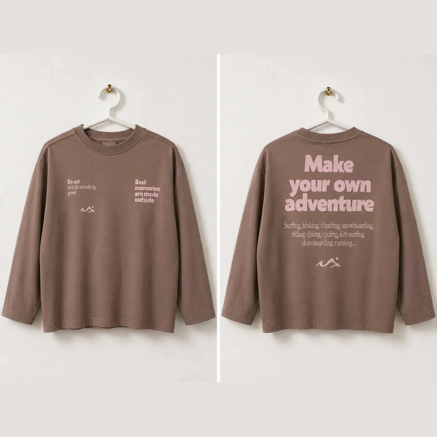 Zara Boy's Brown 2-Sides Printed Long Sleeve Blouse | Zara In Lebanon