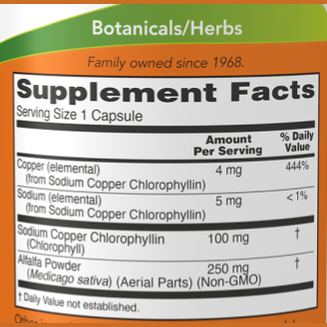 Chlorophyll Now Tablets