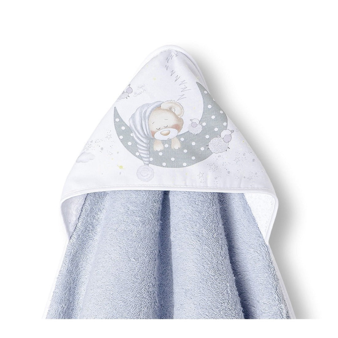 Interbaby Hooded Towel Grey