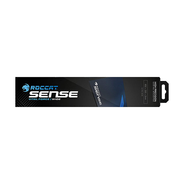 ROCCAT Sense Vital Force XXL PC Gaming Mousepad High Precision, Non Slip Back, Extended Keyboard Desktop Mouse Pad with Stitched Edges, Smooth, 2mm Thickness, 850 x 330 mm