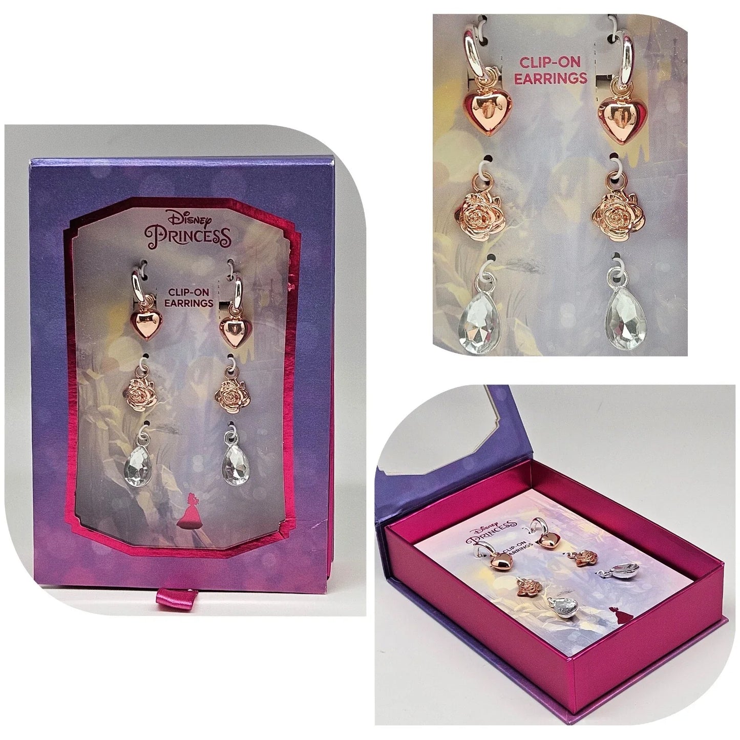 Disney Princess Girl's 3-Pair Clip-On Jewelry Set | Disney Princess in Lebanon