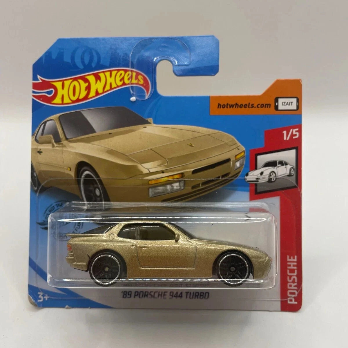 Hot Wheels 89 Porsche 944 Turbo Gold Die Cast Car | Hot Wheels In Lebanon