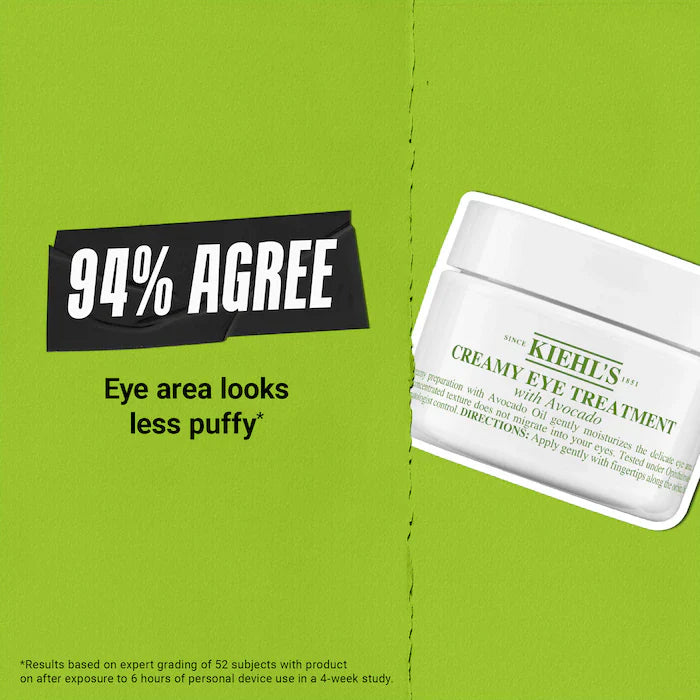 Kiehl's Since 1851 Avocado Eye Cream for Brightening & Depuffing 28g