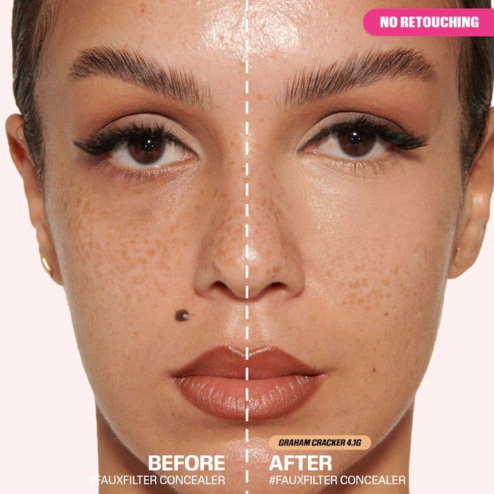HUDA BEAUTY #FauxFilter Matte Buildable Coverage Waterproof Concealer-GRAHAM CRACKER-4.1G