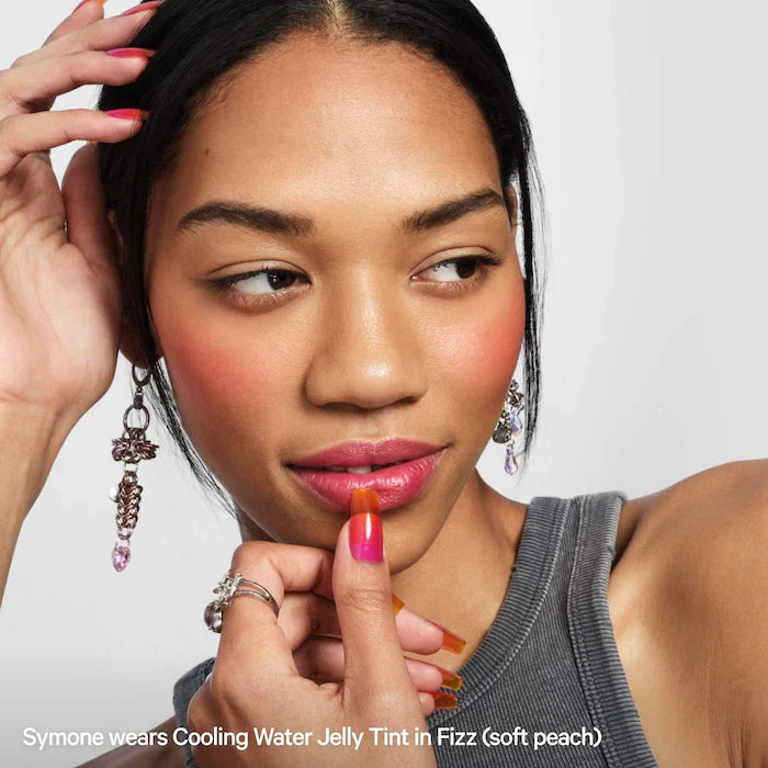 MILK MAKEUP Cooling Water Jelly Tint Lip + Cheek Blush Fizz - soft peach