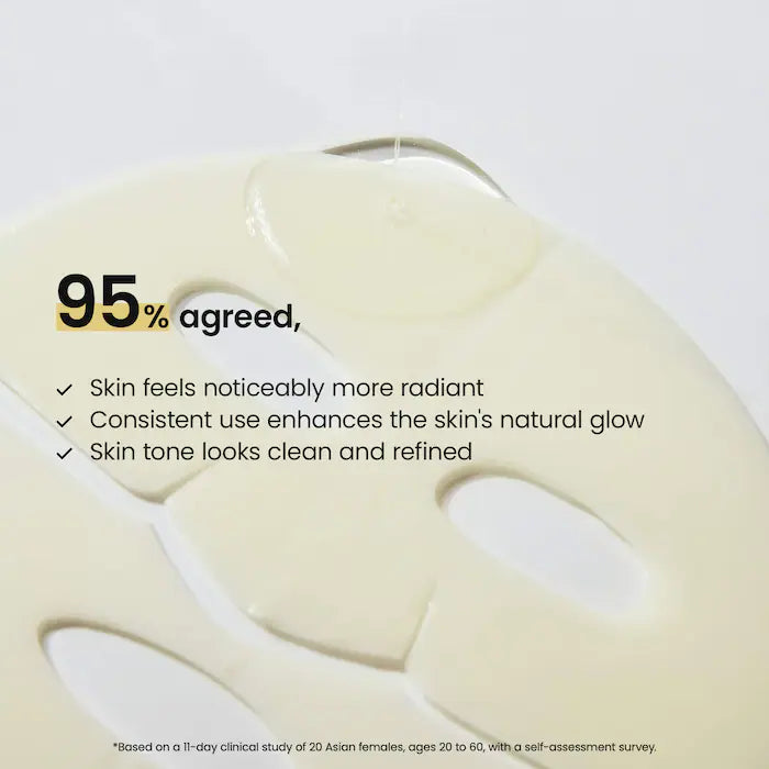 Biodance Radiant Vita Niacinamide Real Deep Mask – 1 mask for Brightening Dull Skin & Dark Spot Care