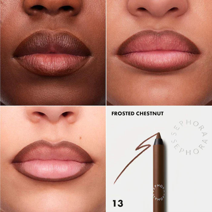 SEPHORA COLLECTION Colorful 8HR LongwColor: 13 Frosted Chestnut - matte pink brownear Transferproof Lip Liner